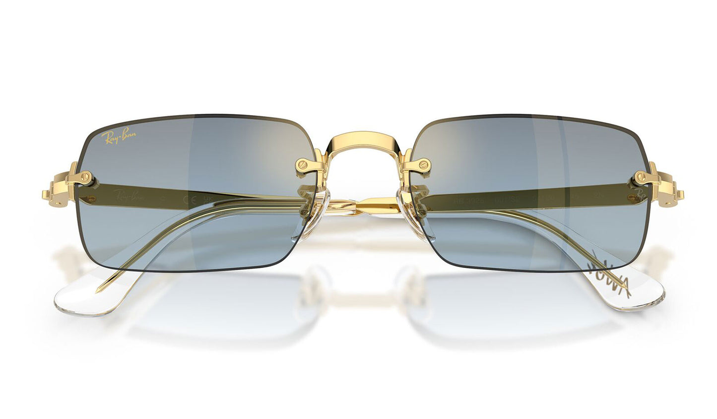 Ray-Ban RB3928 By A$AP Rocky Sunglasses - Arista Gold / Blue Gradient Dark Grey