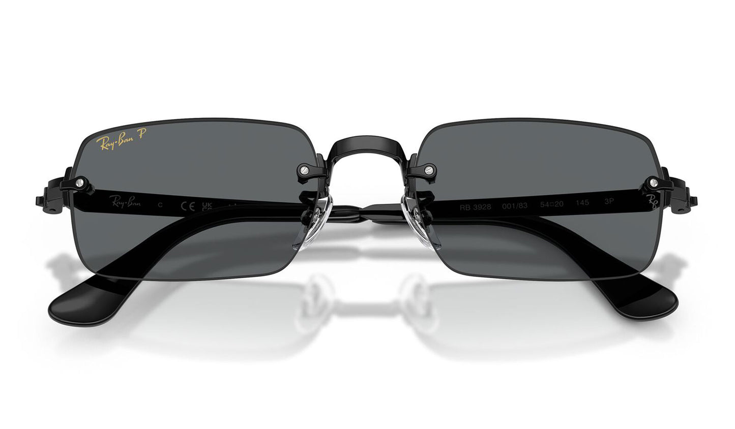 Ray-Ban RB3928 By A$AP Rocky Sunglasses - Black / Dark Grey Polarised