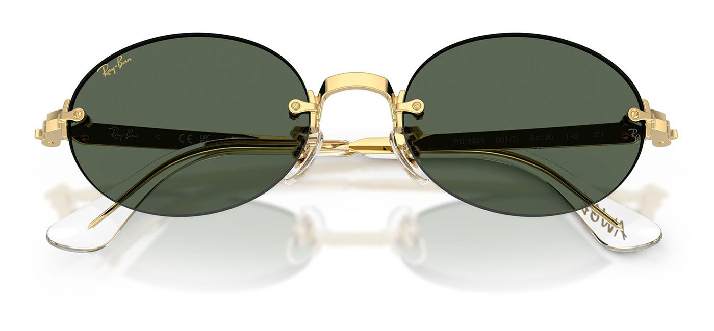 Ray-Ban RB3929 By A$AP Rocky Sunglasses - Arista Gold / Dark Green
