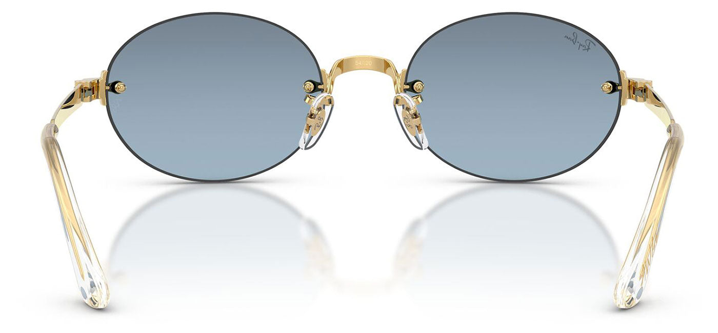 Ray-Ban RB3929 By A$AP Rocky Sunglasses - Arista Gold / Blue Gradient Dark Grey