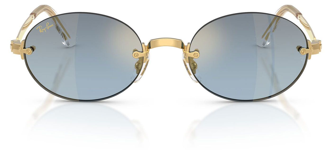 Ray-Ban RB3929 By A$AP Rocky Sunglasses - Arista Gold / Blue Gradient Dark Grey