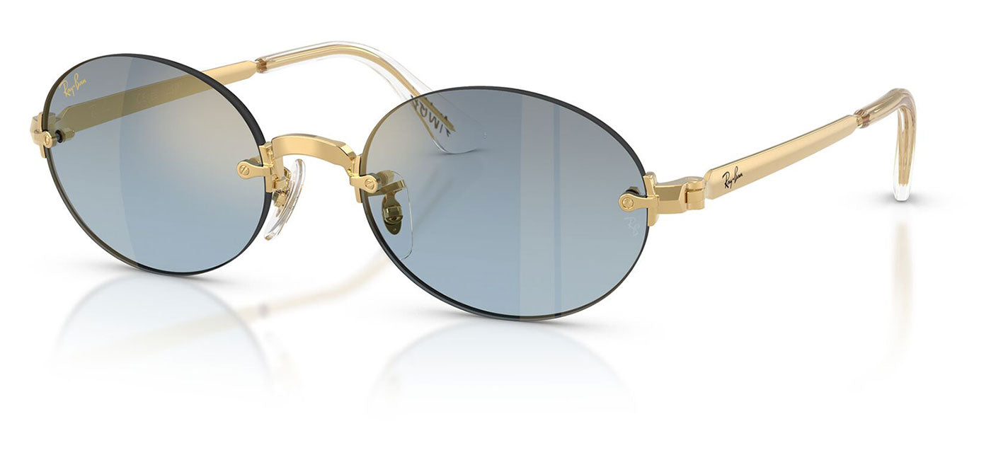 Ray-Ban RB3929 By A$AP Rocky Sunglasses - Arista Gold / Blue Gradient Dark Grey