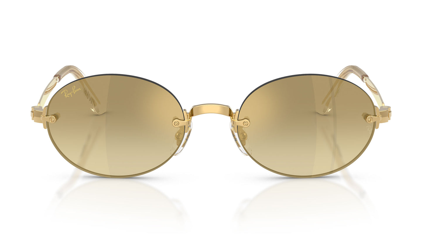 Ray-Ban RB3929 By A$AP Rocky Sunglasses - Arista Gold / Brown Mirror Gold Gradient
