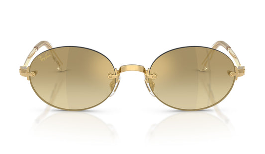 Ray-Ban RB3929 By A$AP Rocky Sunglasses - Arista Gold / Brown Mirror Gold Gradient