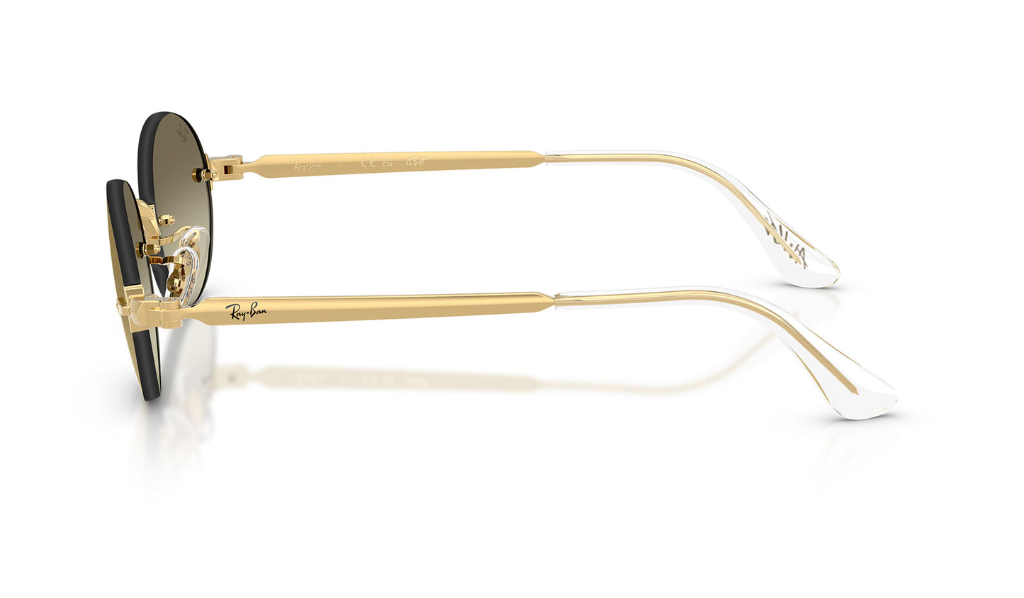 Ray-Ban RB3929 By A$AP Rocky Sunglasses - Arista Gold / Brown Mirror Gold Gradient