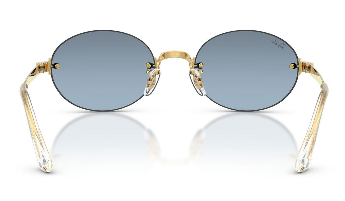 Ray-Ban RB3929 By A$AP Rocky Sunglasses - Arista Gold / Blue Gradient Dark Grey