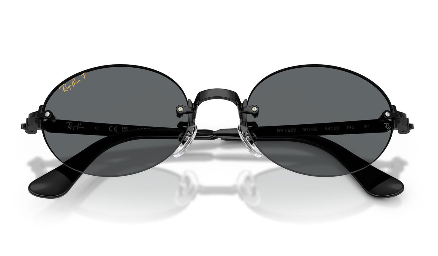 Ray-Ban RB3929 By A$AP Rocky Sunglasses - Black / Dark Grey Polarised