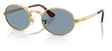 Ray-Ban RB3931 By A$AP Rocky Sunglasses - Arista Gold / Blue