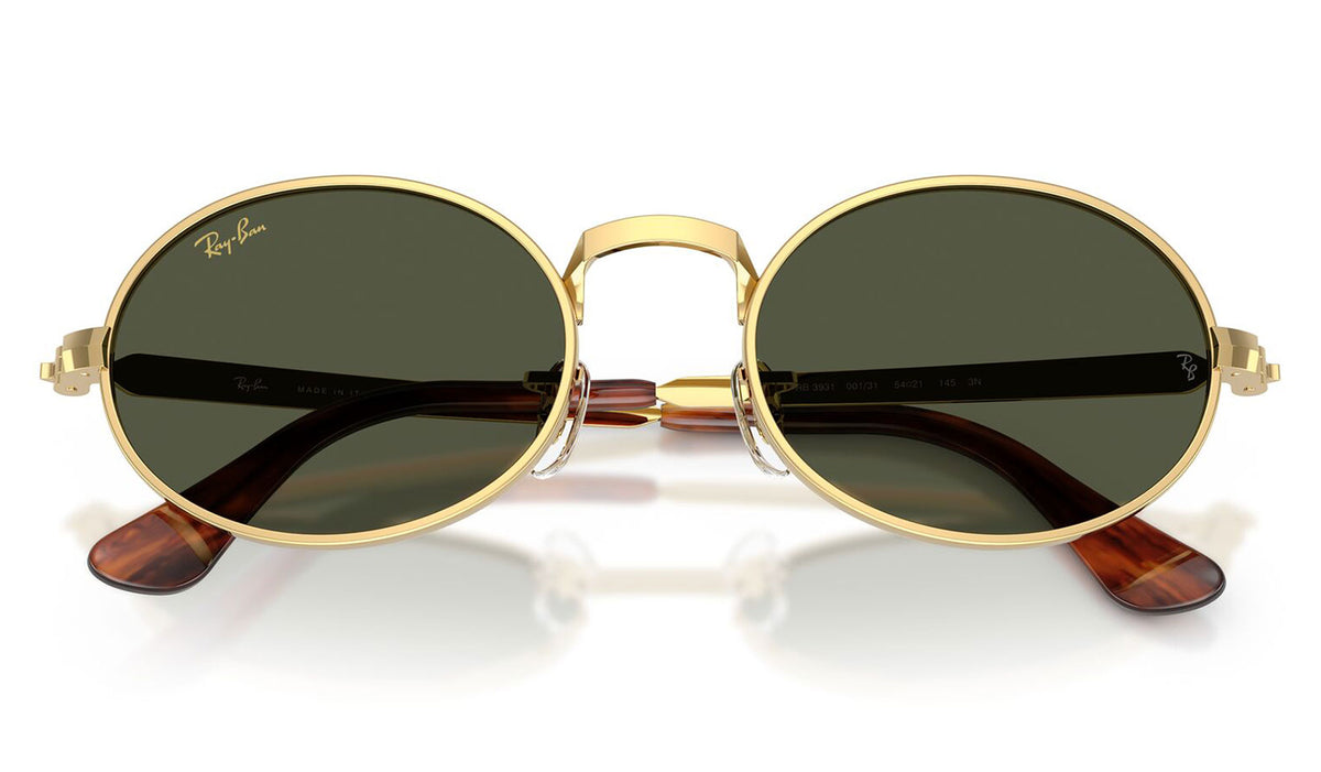Ray-Ban RB3931 By A$AP Rocky Sunglasses - Arista Gold / Green