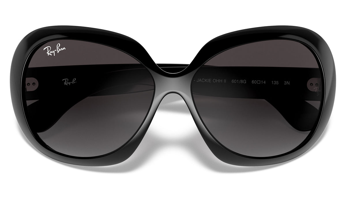 Ray-Ban RB4098 Jackie Ohh II Sunglasses - Black / Grey Gradient