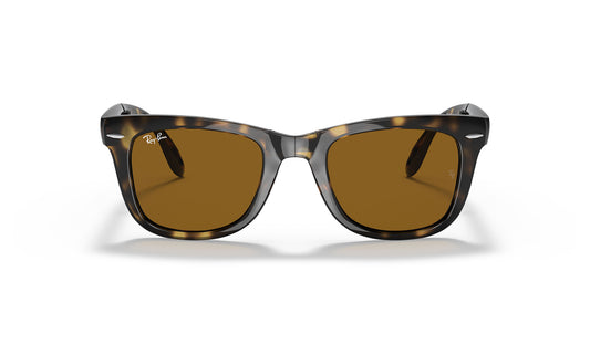 Ray-Ban RB4105 Wayfarer Folding Sunglasses - Havana / Brown