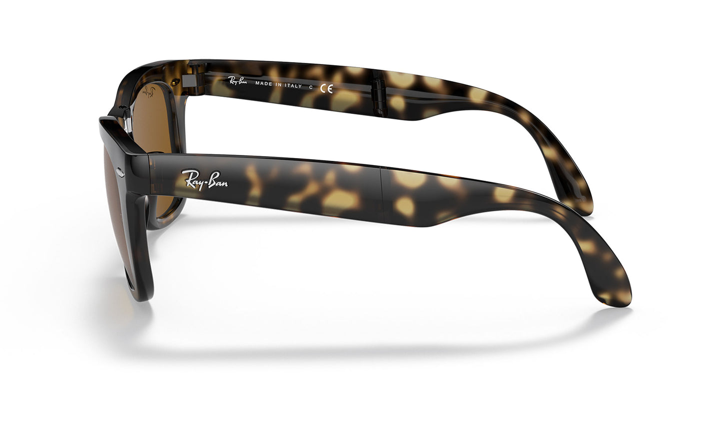 Ray-Ban RB4105 Wayfarer Folding Sunglasses - Havana / Brown
