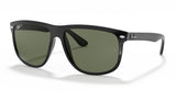 Ray-Ban RB4147 Boyfriend Sunglasses - Black / Green Polarised