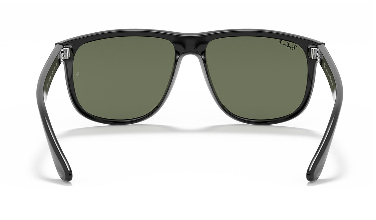 Ray-Ban RB4147 Boyfriend Sunglasses - Black / Green Polarised
