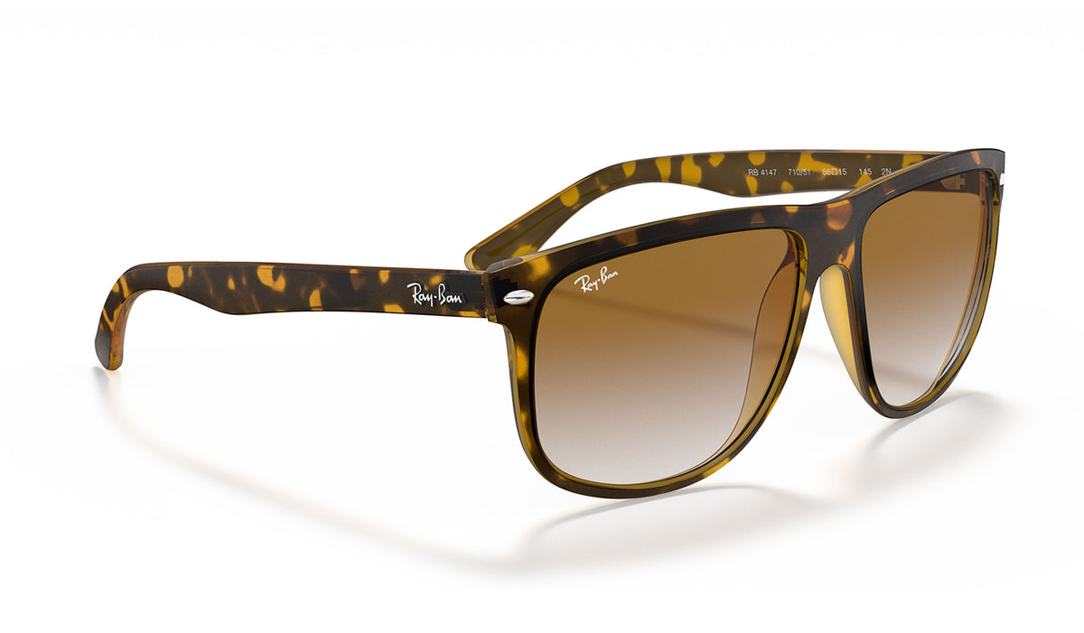 Ray-Ban RB4147 Boyfriend Sunglasses - Light Havana / Brown Gradient