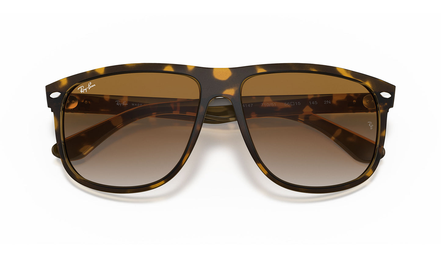 Ray-Ban RB4147 Boyfriend Sunglasses - Light Havana / Brown Gradient