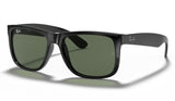 Ray-Ban RB4165 Justin Sunglasses - Black / Green