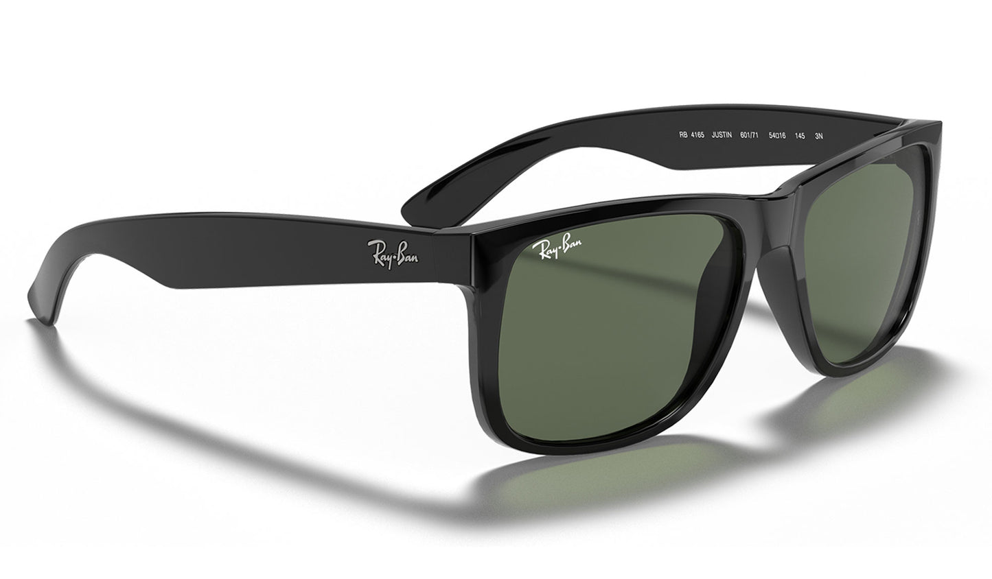 Ray-Ban RB4165 Justin Sunglasses - Black / Green