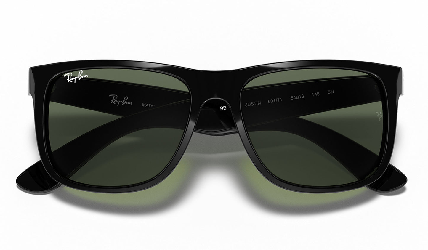 Ray-Ban RB4165 Justin Sunglasses - Black / Green