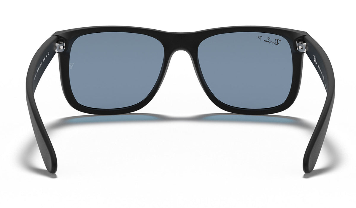 Ray-Ban RB4165 Justin Sunglasses - Black Rubber / Dark Blue Polarised