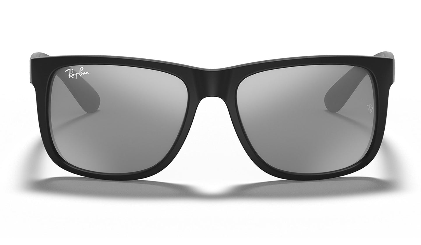 Ray-Ban RB4165 Justin Sunglasses - Matte Black / Grey Mirror