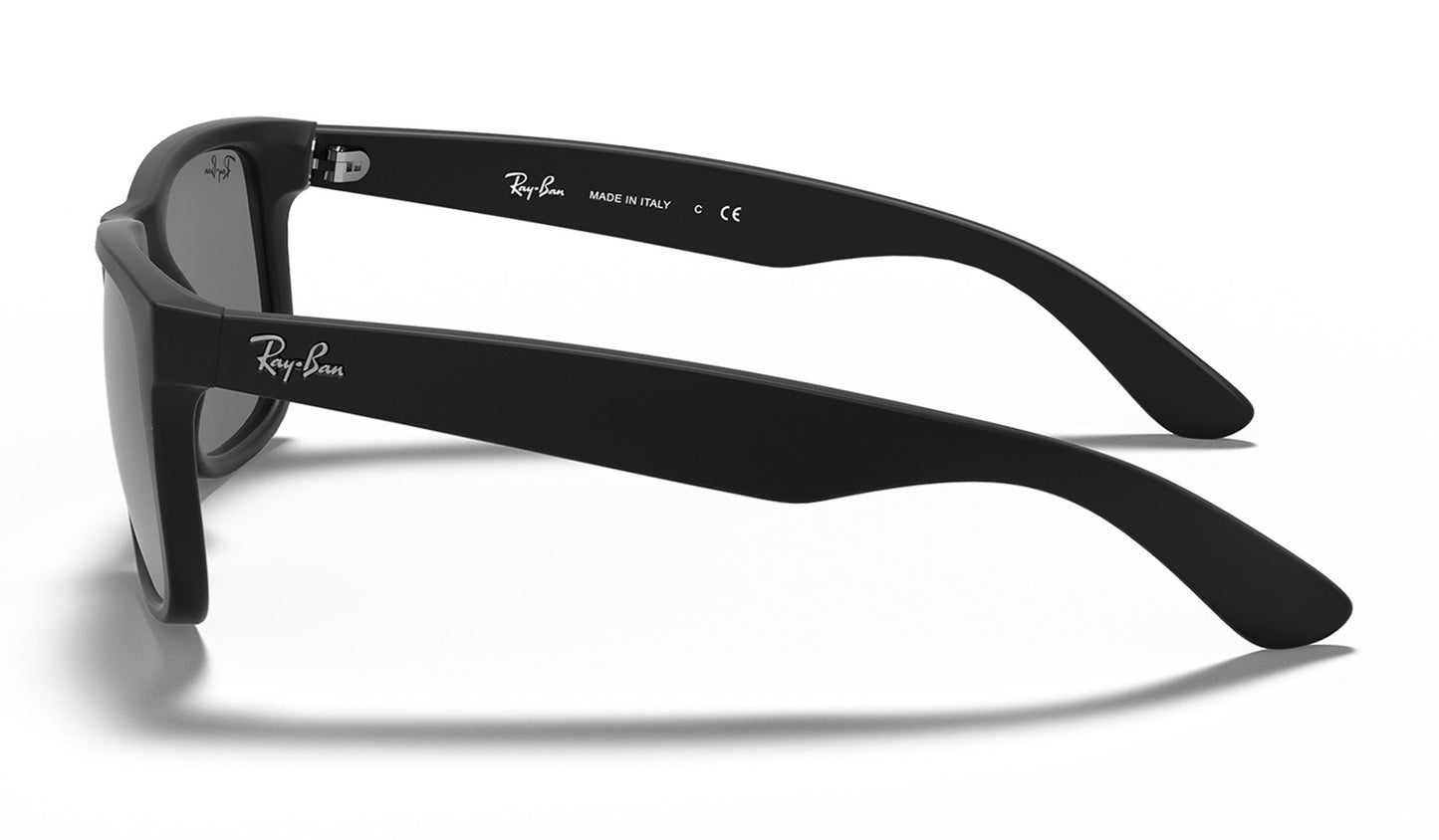 Ray-Ban RB4165 Justin Sunglasses - Matte Black / Grey Mirror