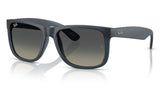 Ray-Ban RB4165 Justin Sunglasses - Rubber Blue / Gradient Grey