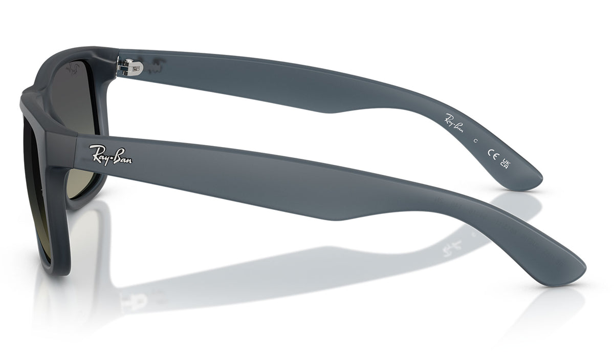 Ray-Ban RB4165 Justin Sunglasses - Rubber Blue / Gradient Grey