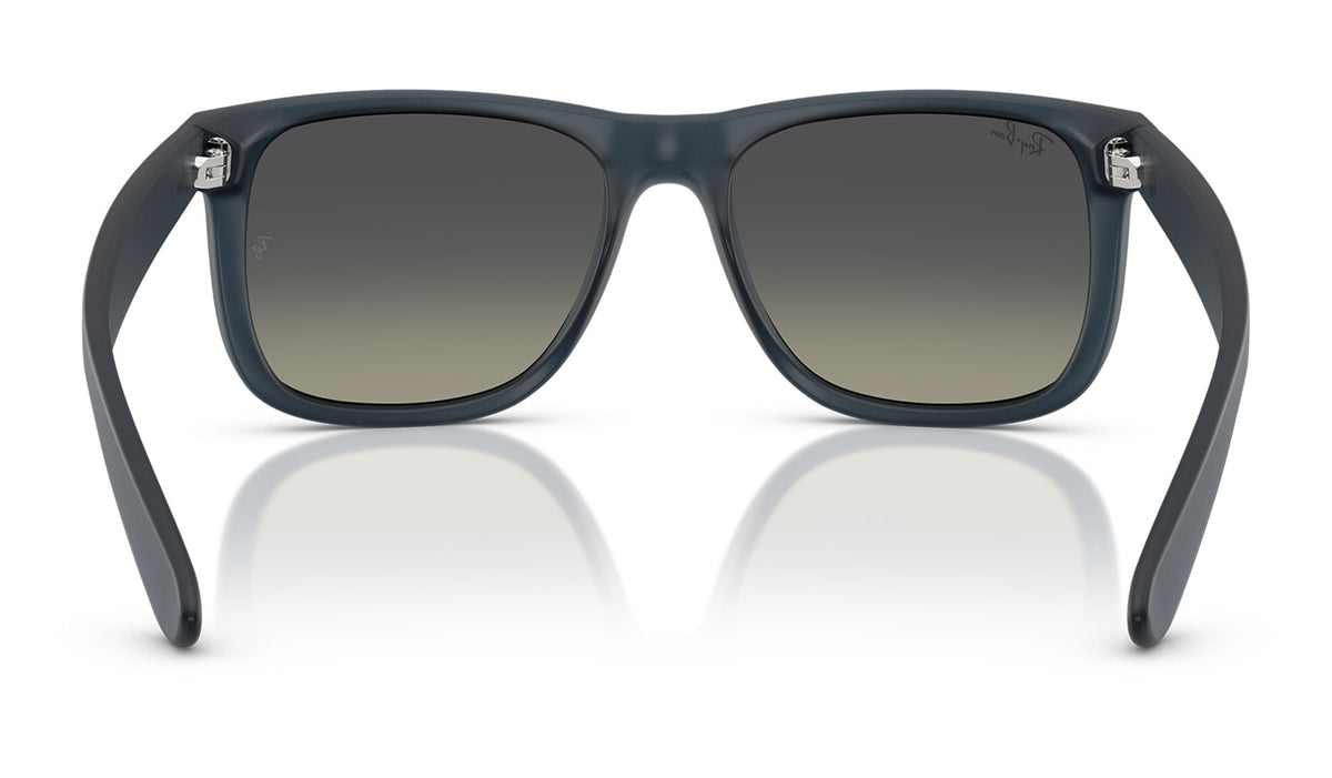 Ray-Ban RB4165 Justin Sunglasses - Rubber Blue / Gradient Grey