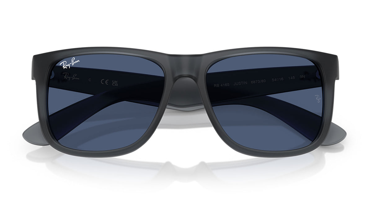 Ray-Ban RB4165 Justin Sunglasses - Opal Grey / Dark Blue