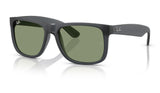 Ray-Ban RB4165 Justin Sunglasses - Opal Grey / Green
