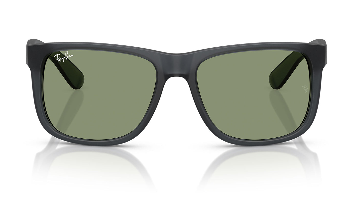 Ray-Ban RB4165 Justin Sunglasses - Opal Grey / Green