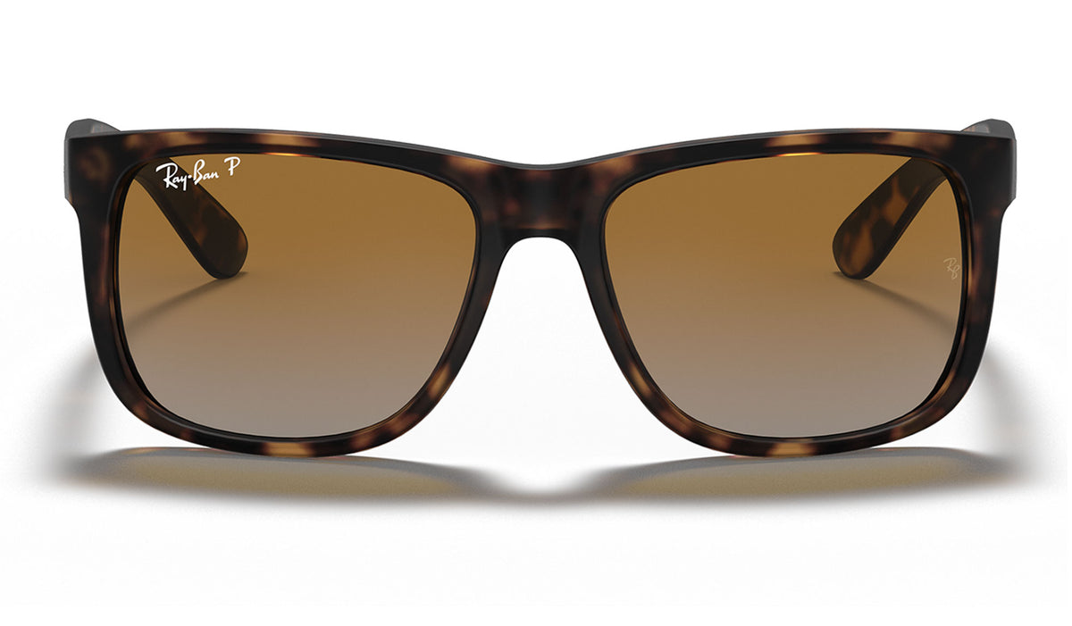 Ray-Ban RB4165 Justin Sunglasses - Tortoise / Brown Gradient Polarised