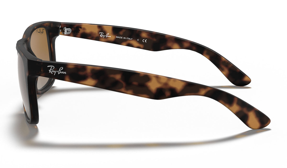 Ray-Ban RB4165 Justin Sunglasses - Tortoise / Brown Gradient Polarised