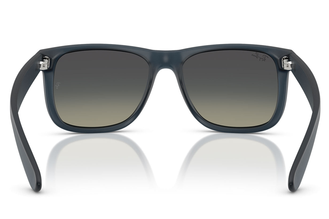 Ray-Ban RB4165 Justin Sunglasses - Rubber Blue / Gradient Grey