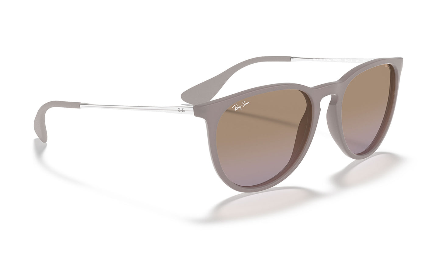 Ray-Ban RB4171 Erika Sunglasses - Rubber Sand / Brown Gradient