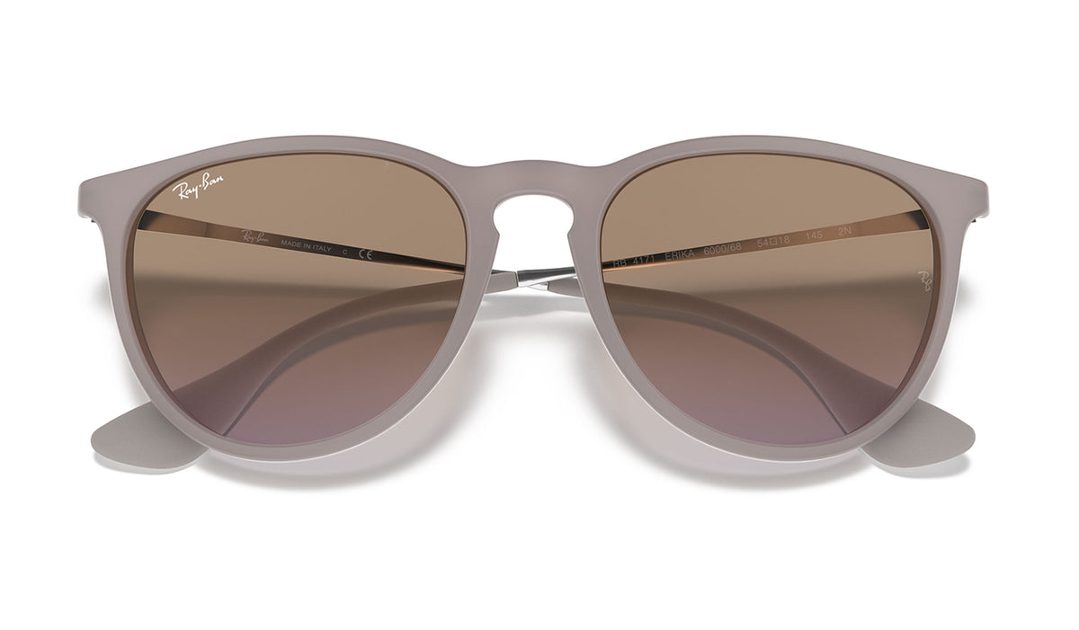 Ray-Ban RB4171 Erika Sunglasses - Rubber Sand / Brown Gradient