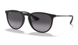 Ray-Ban RB4171 Erika Sunglasses - Rubberised Black / Grey Gradient