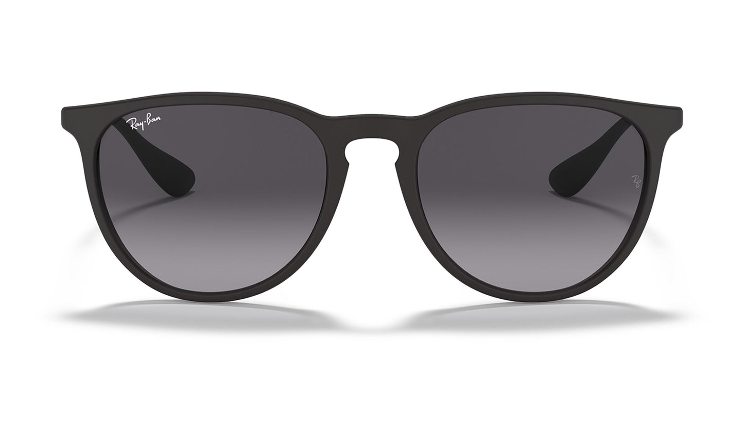 Ray-Ban RB4171 Erika Sunglasses - Rubberised Black / Grey Gradient