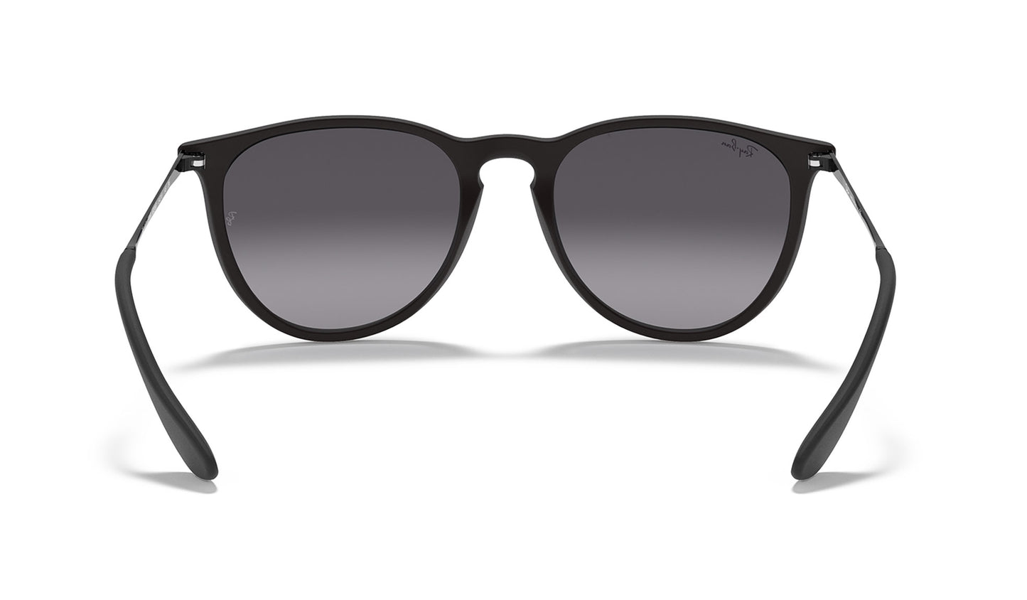 Ray-Ban RB4171 Erika Sunglasses - Rubberised Black / Grey Gradient