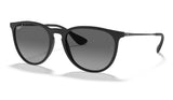 Ray-Ban RB4171 Erika Sunglasses - Rubber Black / Light Grey Gradient