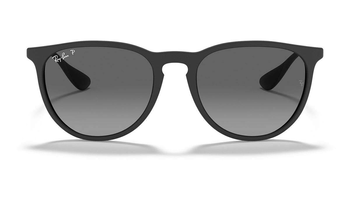 Ray-Ban RB4171 Erika Sunglasses - Rubber Black / Light Grey Gradient