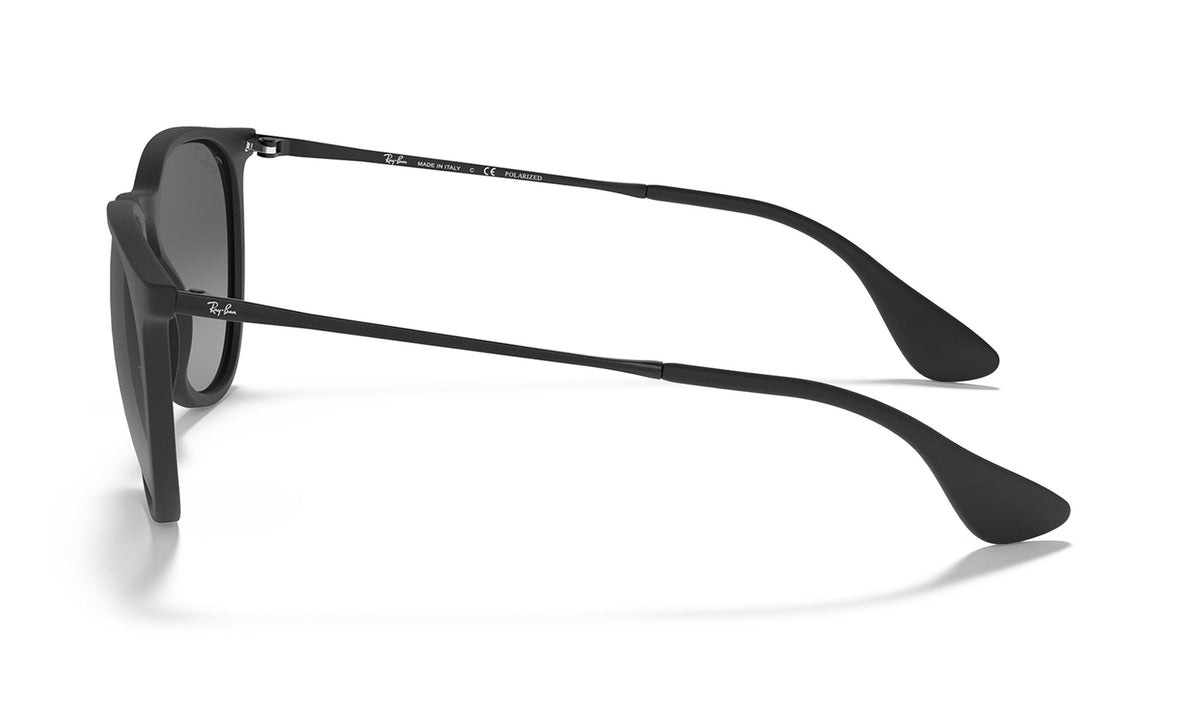 Ray-Ban RB4171 Erika Sunglasses - Rubber Black / Light Grey Gradient