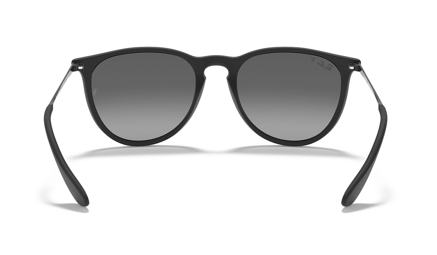 Ray-Ban RB4171 Erika Sunglasses - Rubber Black / Light Grey Gradient