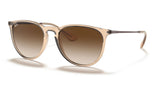 Ray-Ban RB4171 Erika Sunglasses - Transparent Light Brown / Brown Gradient Dark Brown
