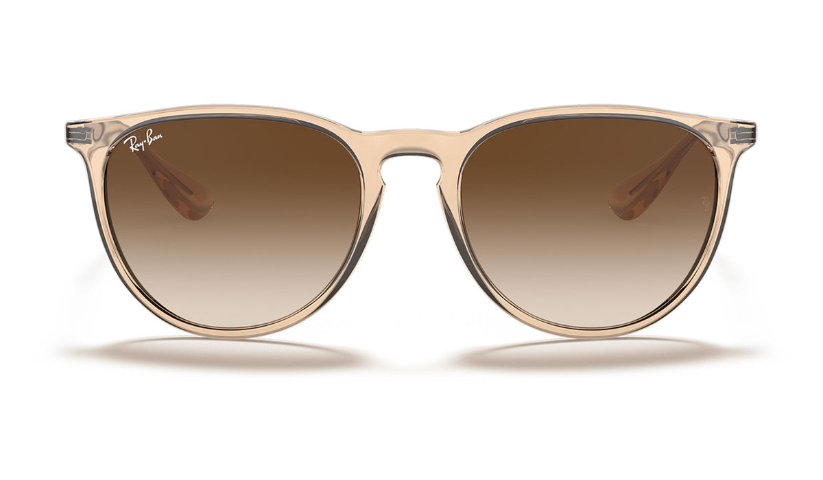 Ray-Ban RB4171 Erika Sunglasses - Transparent Light Brown / Brown Gradient Dark Brown