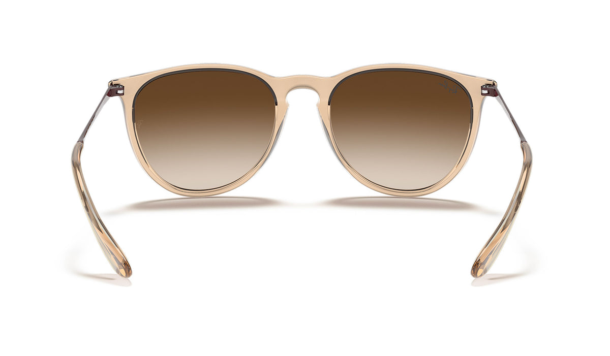 Ray-Ban RB4171 Erika Sunglasses - Transparent Light Brown / Brown Gradient Dark Brown