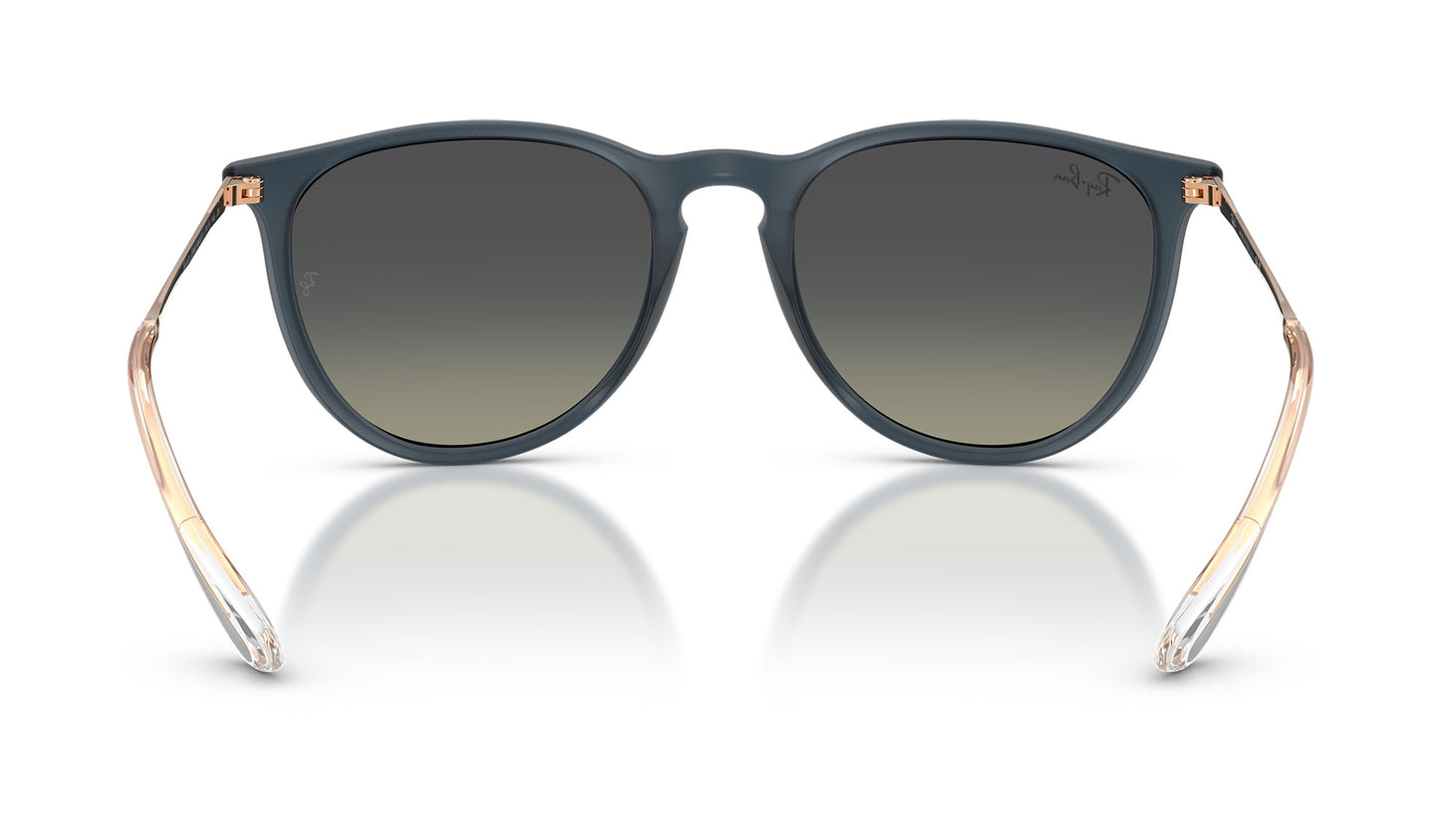 Ray-Ban RB4171 Erika Sunglasses - Rubber Blue / Gradient Grey