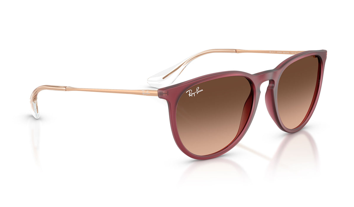 Ray-Ban RB4171 Erika Sunglasses - Rubber Violet / Pink Gradient Brown