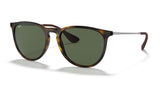 Ray-Ban RB4171 Erika Sunglasses - Light Havana / Green